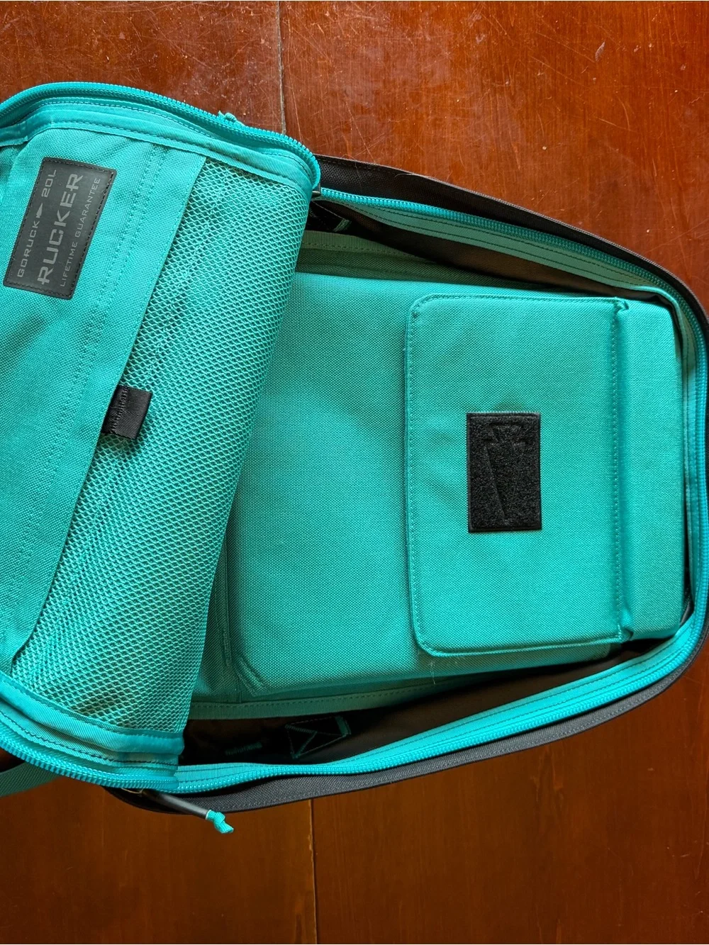 GORUCK 20L Rucker Black and Teal